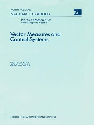 cover image of Vector Measures and Control Systems